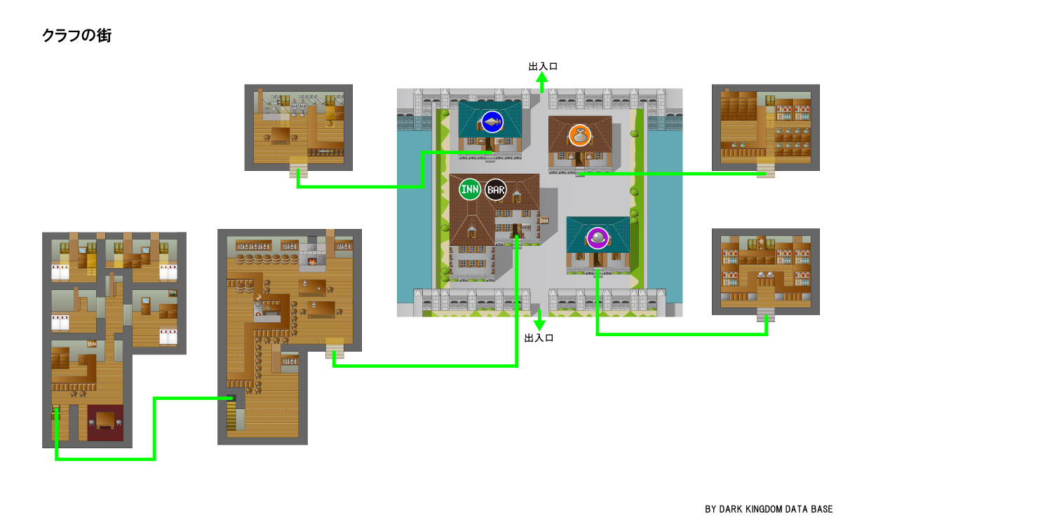 �N���t�̊XMAP