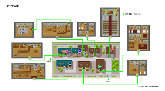 �P�[�T�̊XMAP