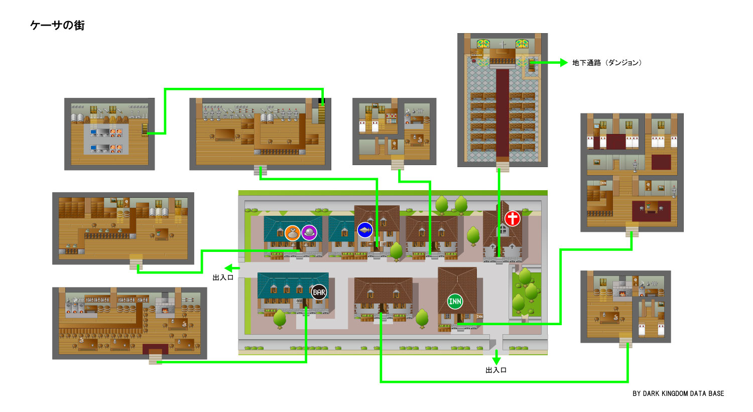 �P�[�T�̊XMAP